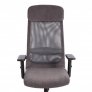 Кресло PROFIT PLT флок/ткань серый 29/TW-12